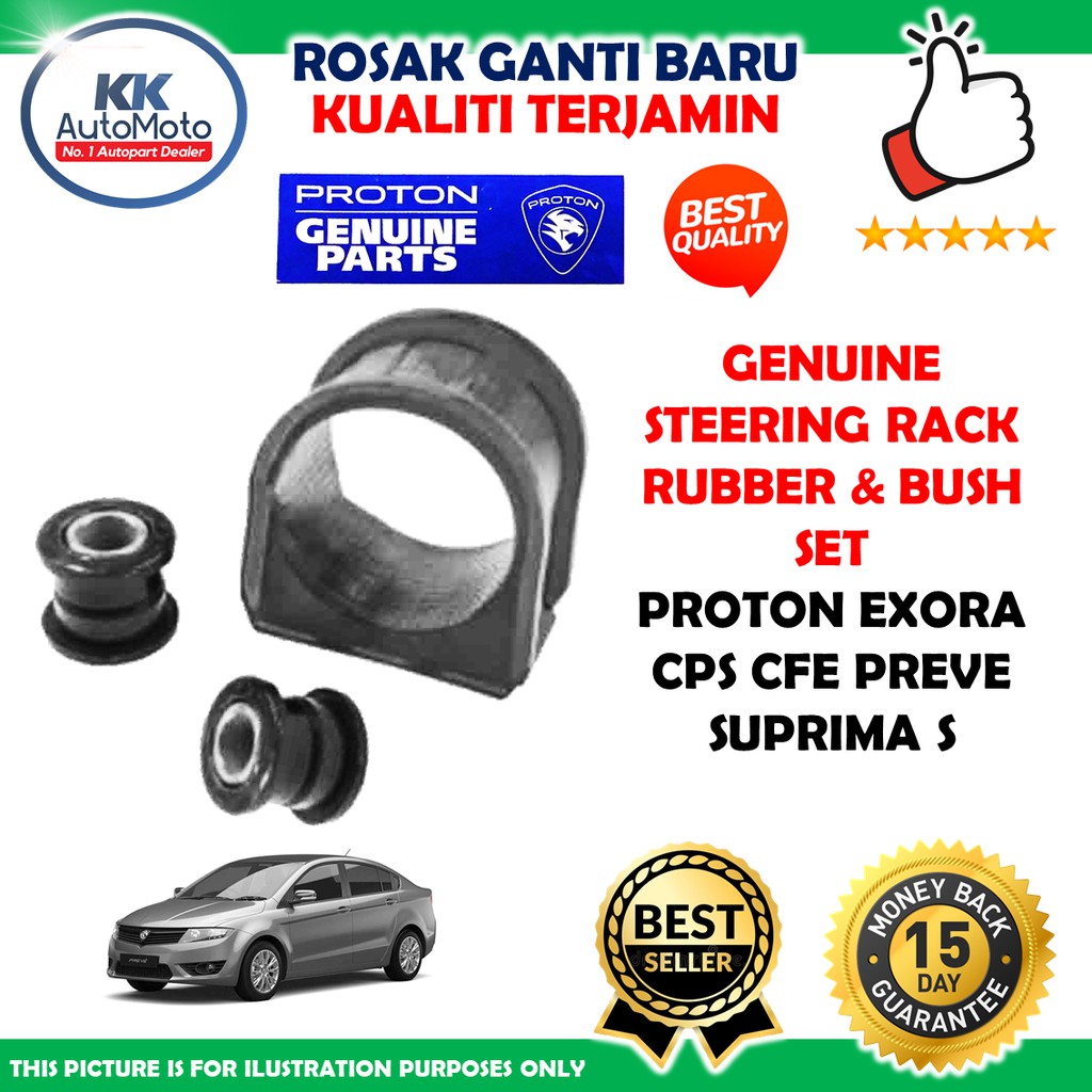 Genuine Steering Rack Rubber Bush Set Proton Exora Cps Cfe Preve Suprima S Pw