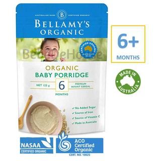 bellamy's organic porridge