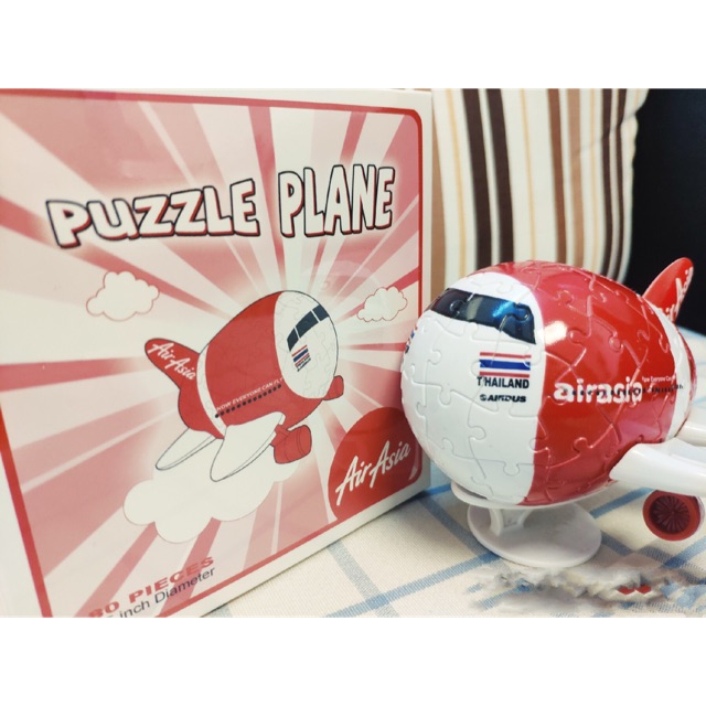 AirAsia Memorial Genuine AirAsia Aircraft Puzzle Model AirAsia Educational Toys