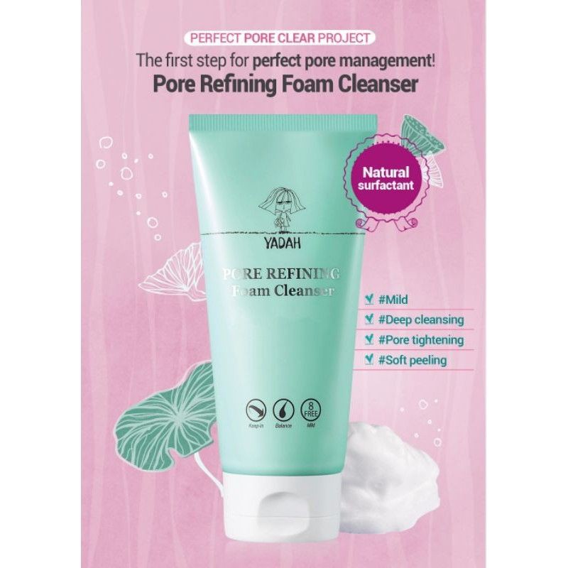 Yadah Pore Refining Foam Cleanser 150ml Shopee Malaysia