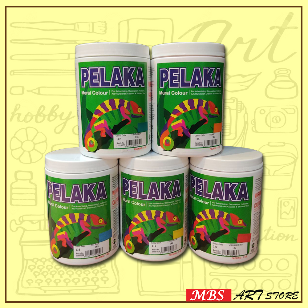 PELAKA Mural Poster Colour Paint - 1 kg | Shopee Malaysia