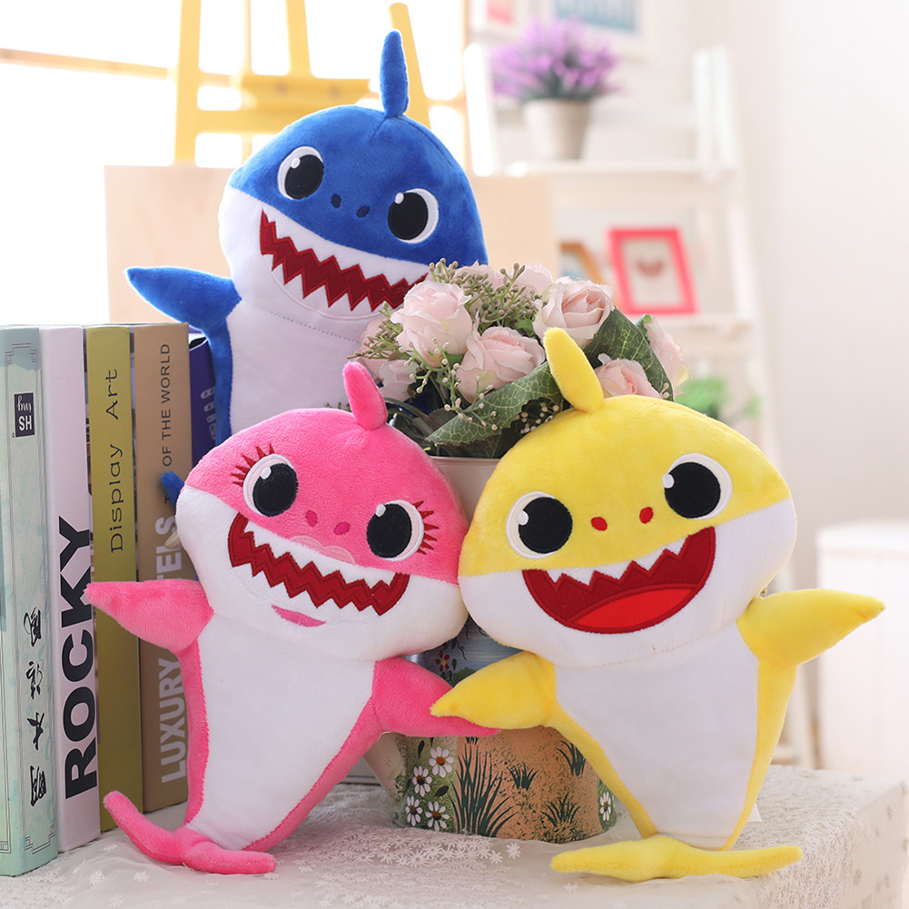baby shark singing plush toy