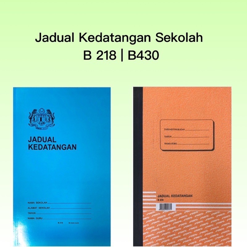 Ready Stock Jadual Kedatangan Sekolah B 218 B430 Shopee Malaysia