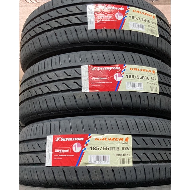 185 55r16 185 55 16 Silverstone Car Tyre Tire Kereta Tayar Wheel Rim 16 Inch Shopee Malaysia
