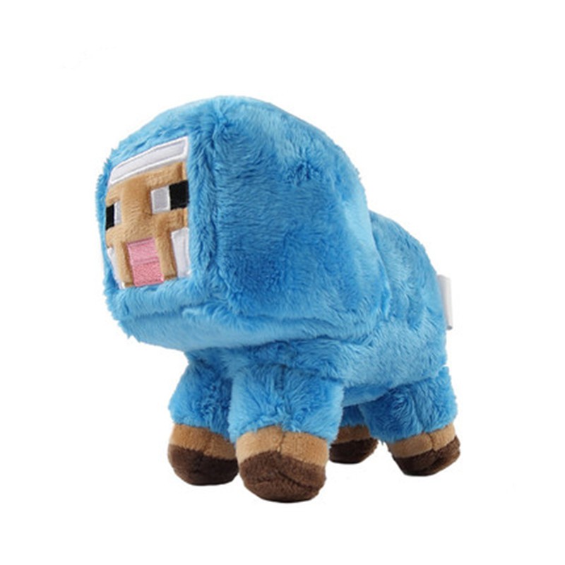 minecraft blue sheep plush