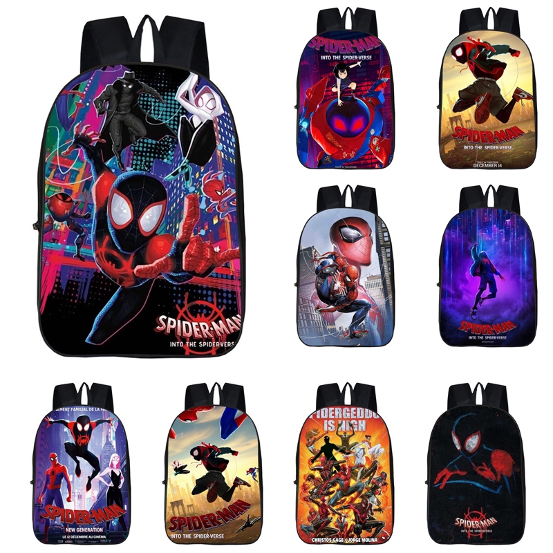 spider verse book bag