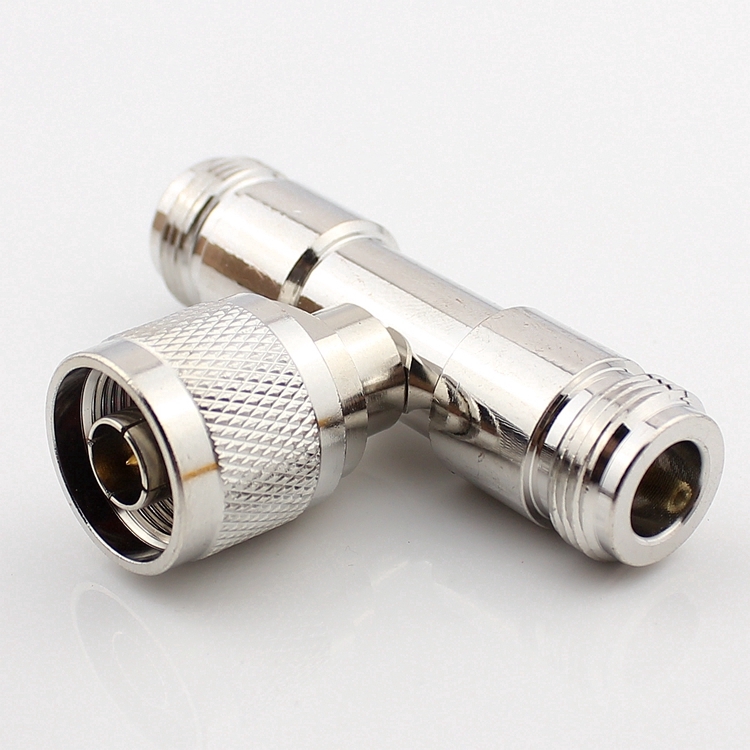 N-Type Male To Dual 2 N-Type Female Antenna Adapter Connector 3-Way Splitter For Cell Signal Booster
