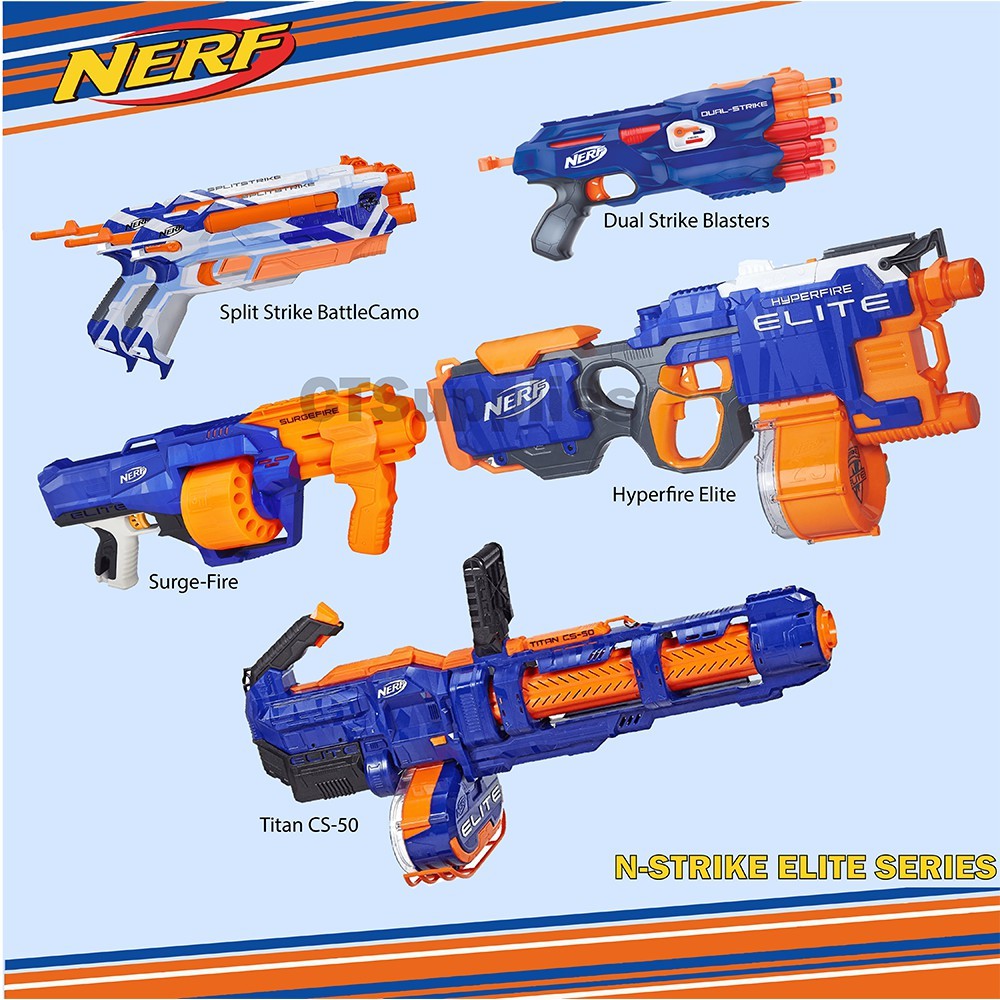 NERF N-Strike Elite Series Toy Gun Soft 