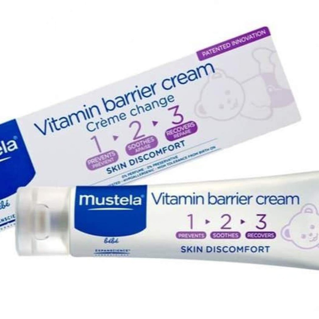 mustela vitamin barrier cream for face