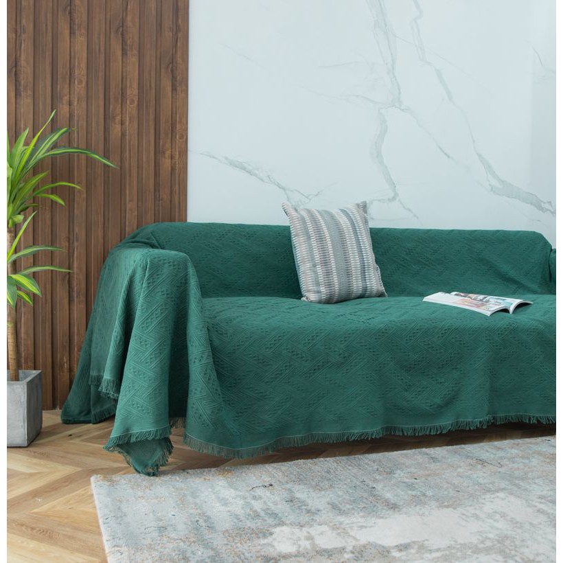 Dark Green Sofa Throws Baci Living Room