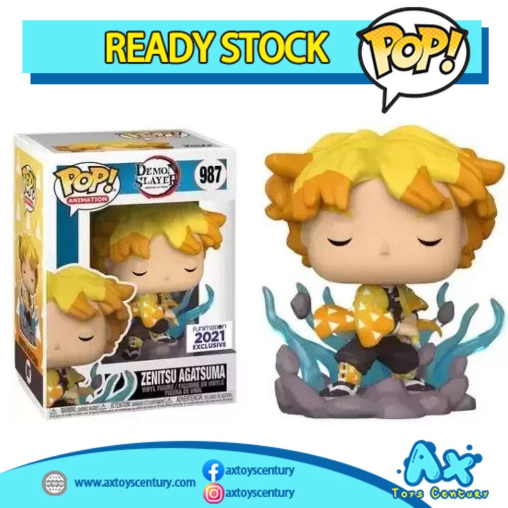 Funko Pop! Demon Slayer - Zenitsu Agatsuma #987 Funimation 2021 Exclusive