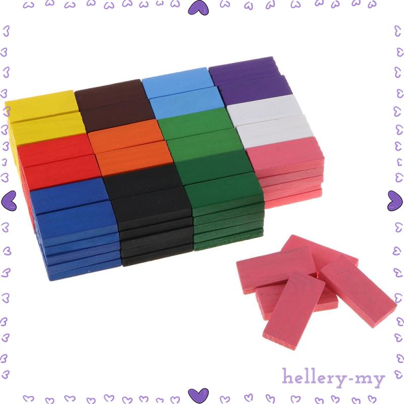 [HelleryMY] 120PCS Toy Dominos Building Blocks 12-Color