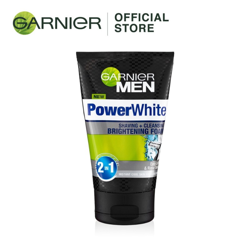 Garnier Men White Brightening Shaving Face Wash 100ml Shopee Malaysia