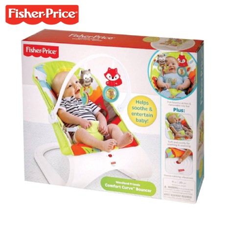 fisher price woodland friends comfort curve bouncer