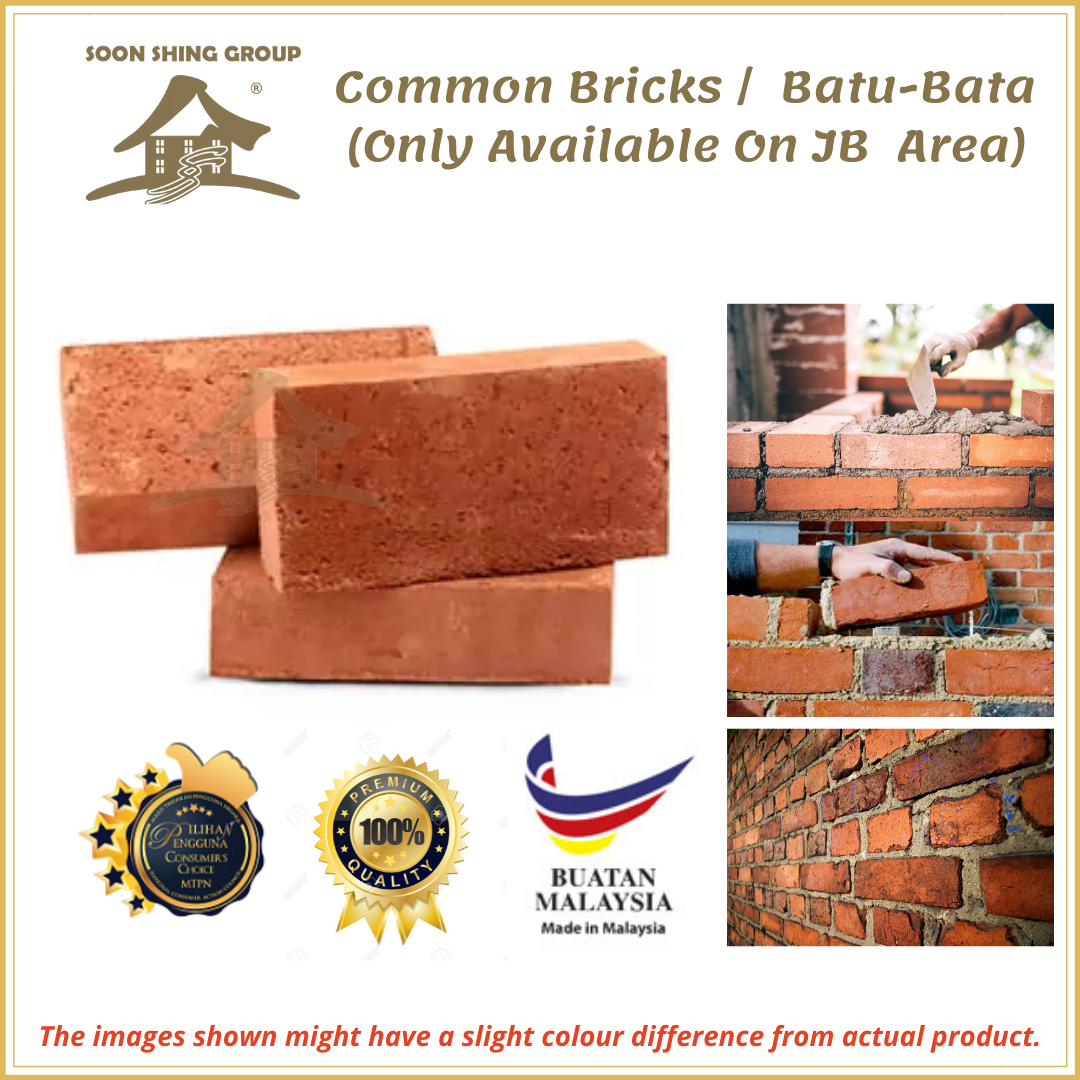 Common Bricks Batu  Bata  Only Available in JB Area 