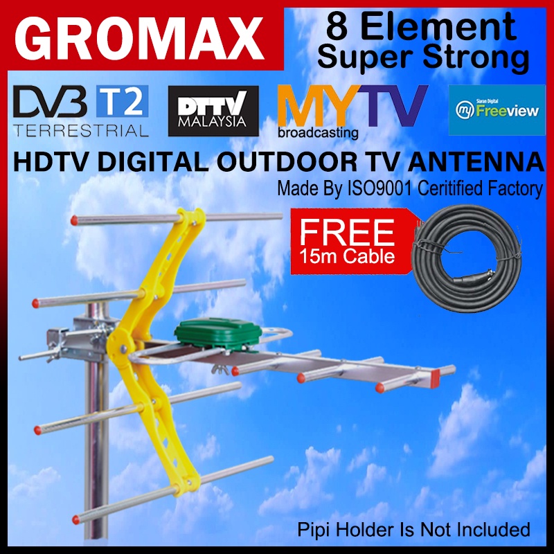 UHF Outdoor TV Antenna/Digital Antenna/ Aerial TV For MYFREEVIEW/MYTV