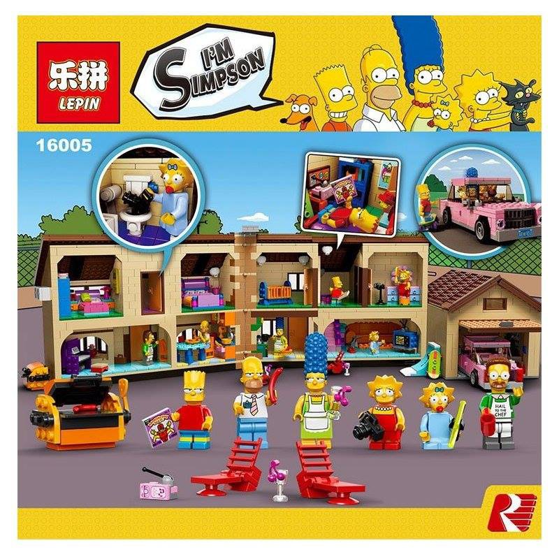 simpsons lepin