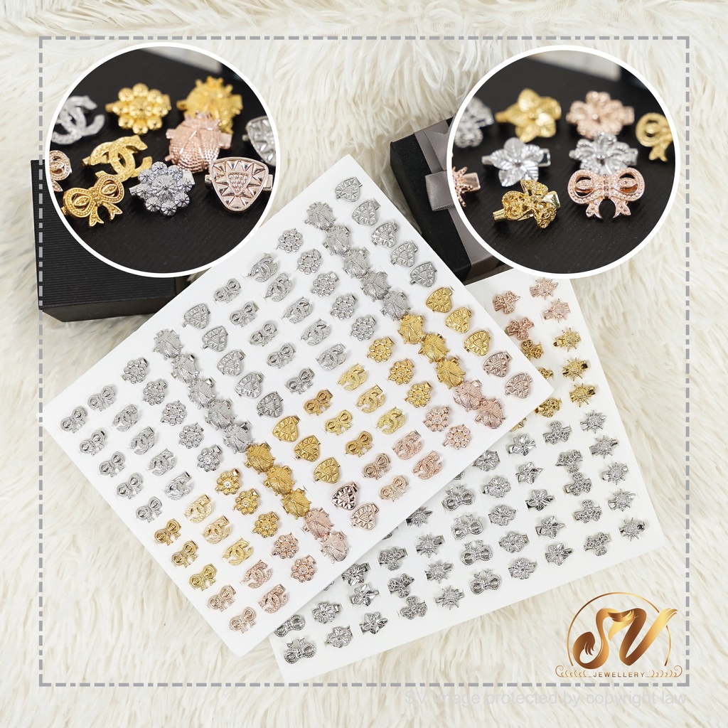 Kerongsang baby brooch 25pc/50pc/100pc pin tudung kerongsang mix design ...