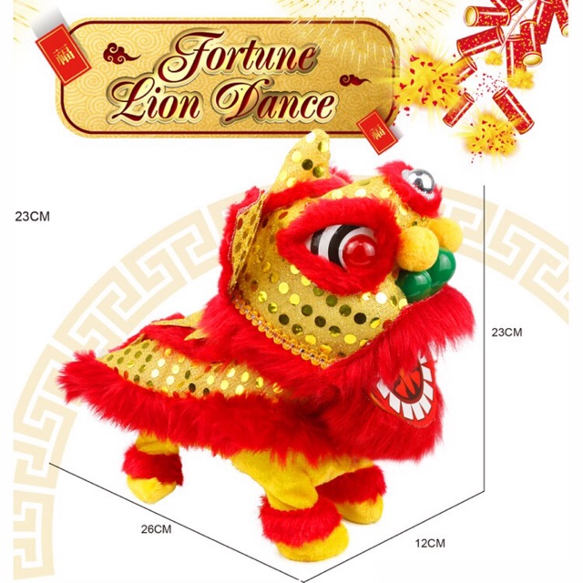 fortune lion dance toy