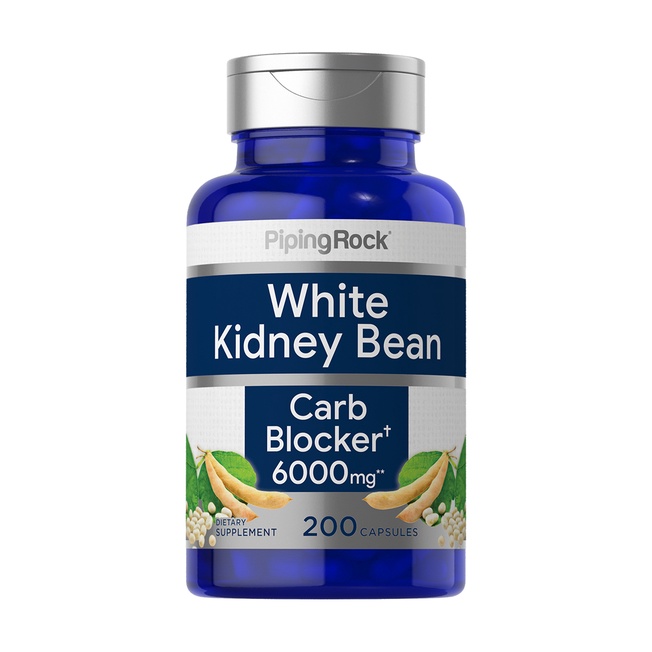 Ready Stock** White Kidney Bean Carb Blocker, 6000 mg, 200 Capsules