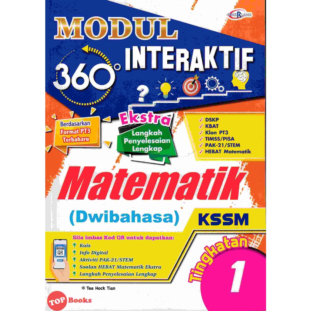 Buy [TOPBOOKS Cemerlang] Modul 360 Interaktif Matematik Tingkatan 1