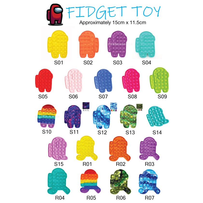 TIKTOK Among Us Viral Push Pop It 