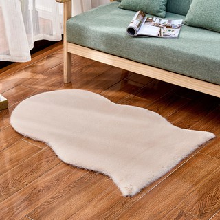 Faux Fur Rabbit Rug 60 X 90cm Soft Anti Skid Fluffy Area Floor Carpet Livingroom Sisal Seagrass Area Rugs Home Garden