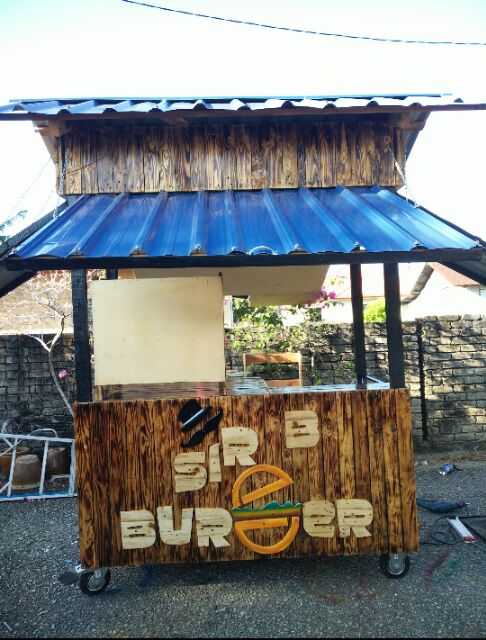 Stall Burger Kayu Pallet Shopee Malaysia