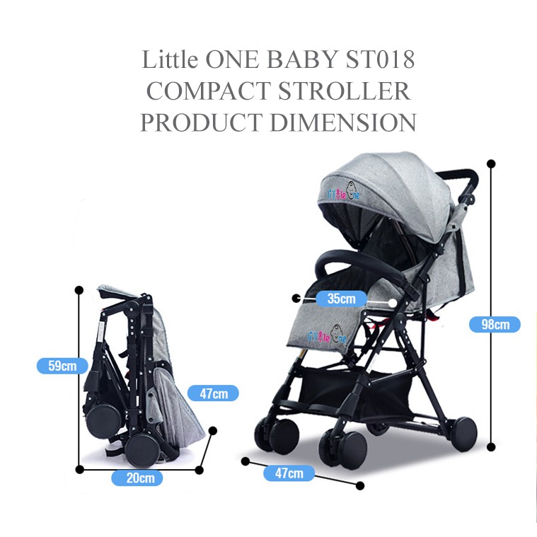 little one reversible stroller