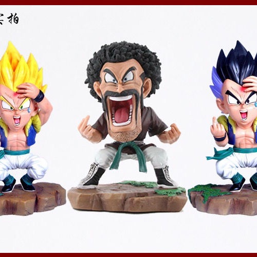 Dragon Ball Z Super GK Vertical Middle Finger Series Mr. Satan Goten Trunks Creative Cute Hand