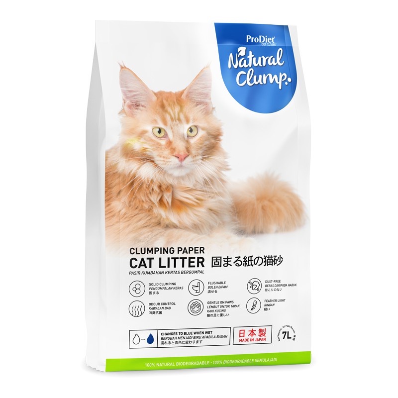 ProDiet Paper Cat Litter Natural Clump 7L Shopee Malaysia