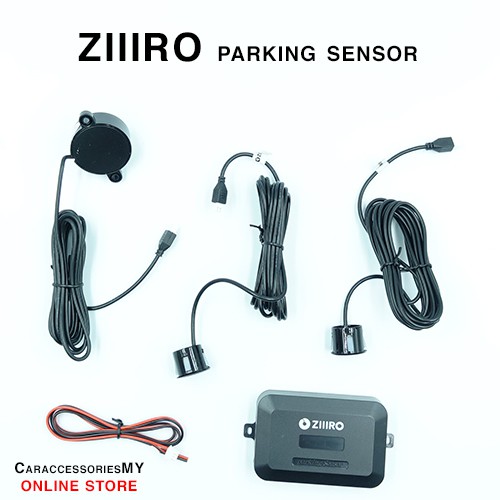 ZiiiRO Parking sensor system 2 eyes reverse accurate detection:200-30cm