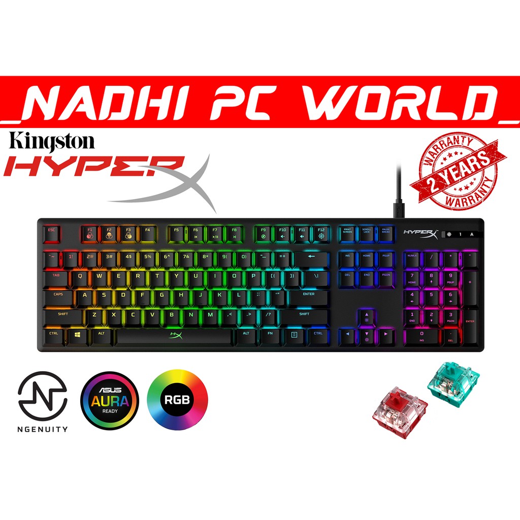 Kingston HyperX Alloy Origins RGB Mechanical Gaming Keyboard 🔴 HX