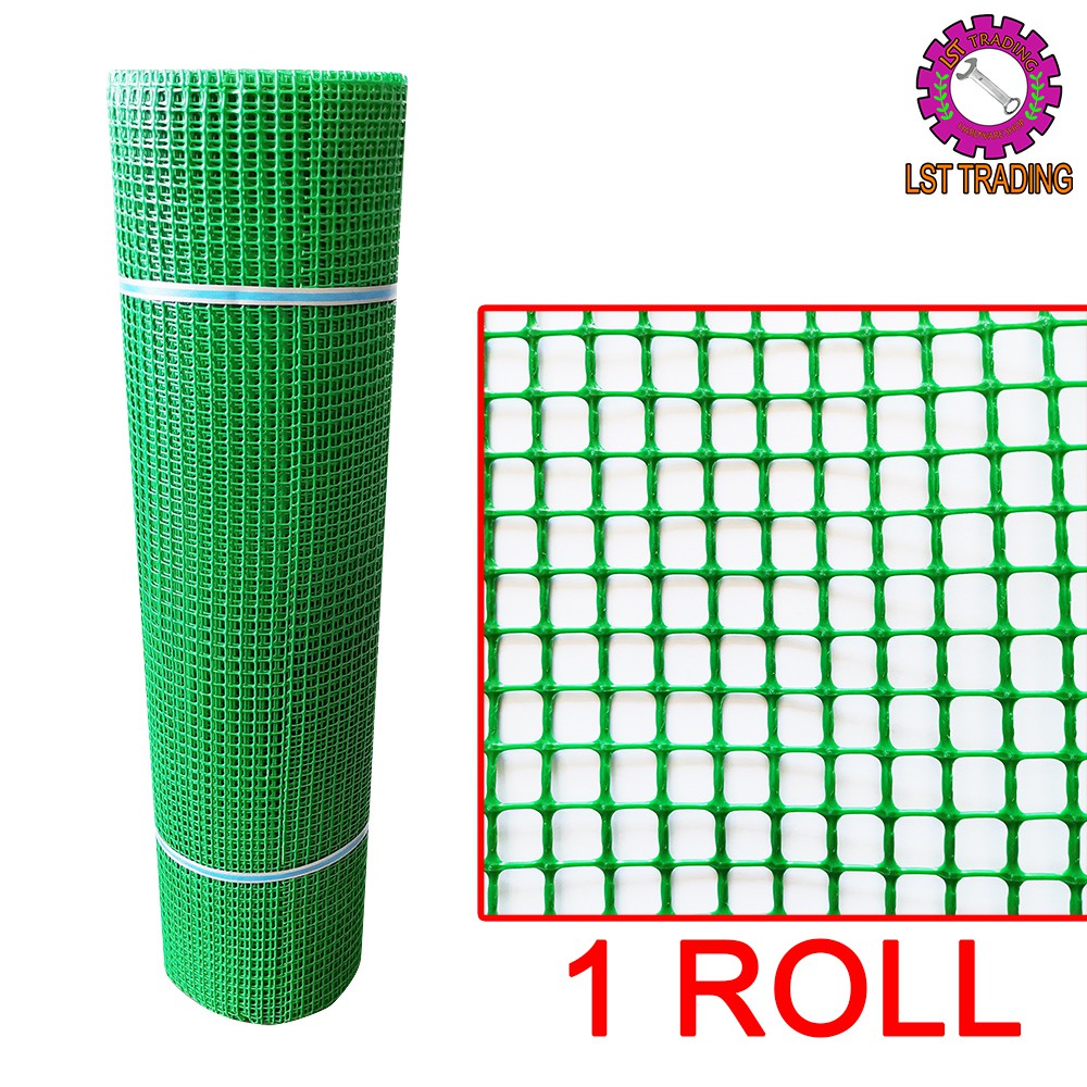 Ready Stocks Roll Mm Green Pvc Fence Netting Pvc Mesh Pvc