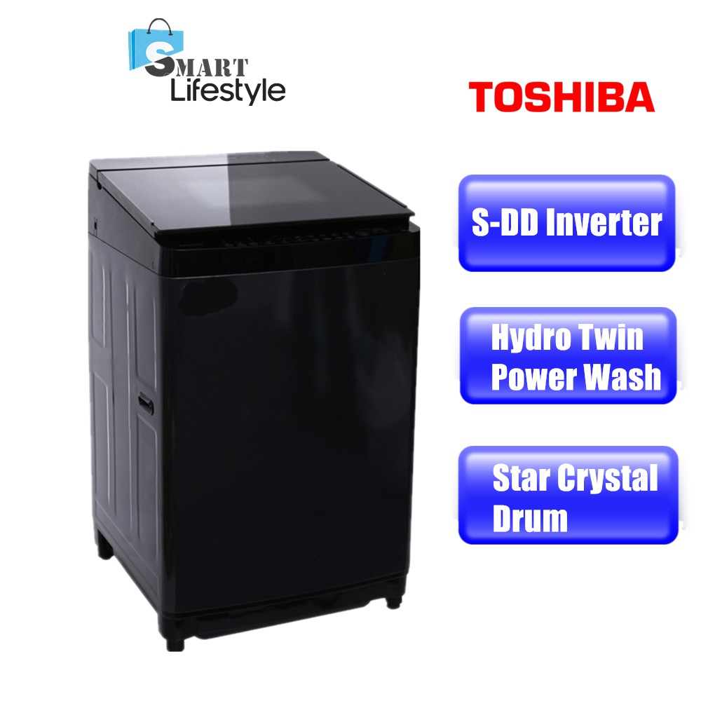 Toshiba Washing Machine SDD Inverter (15kg) AWDG1600WM (SK) Shopee