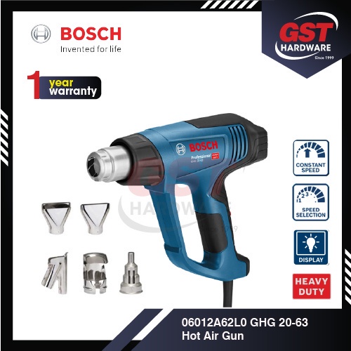 Bosch Heat Gun GHG 2063 Digital Screen Hot Air Gun Blower Pistol Gam