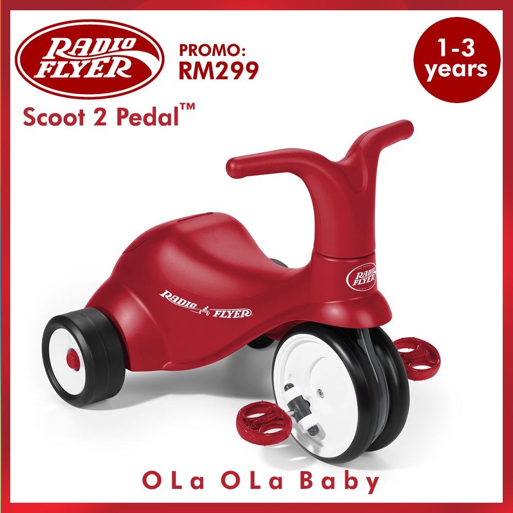 Radio Flyer RF68 Scoot 2 Pedal | Shopee Malaysia