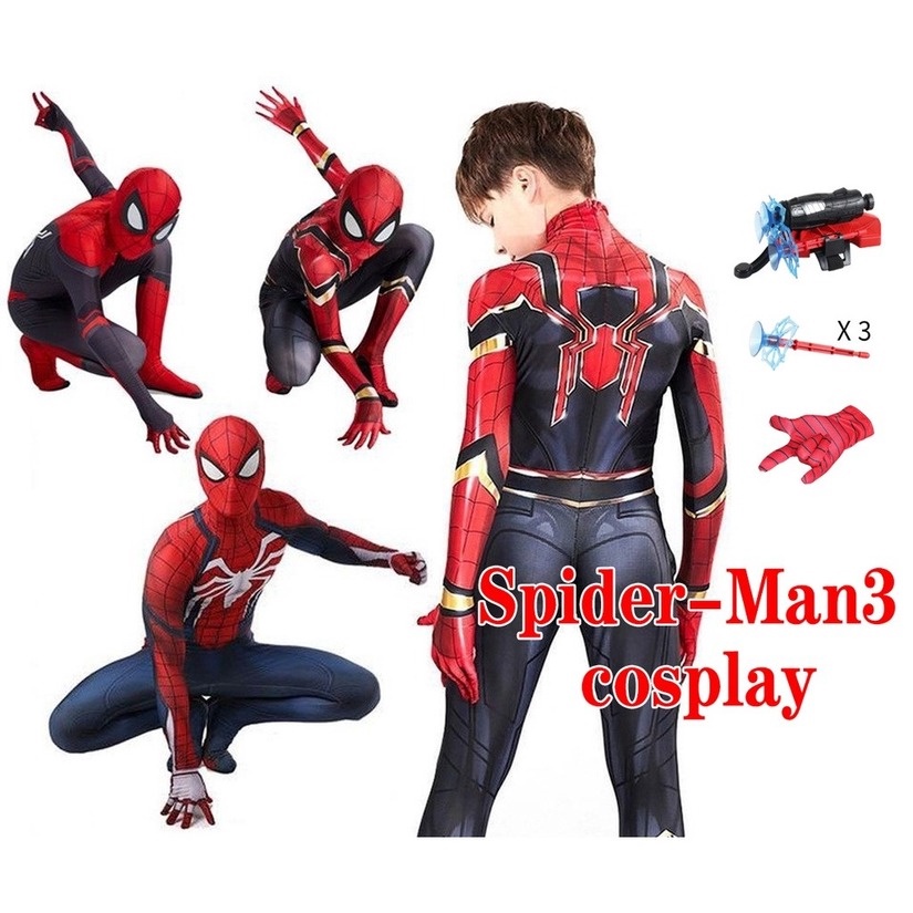 Avengers 3 Superhero Kids Boys Spider-Man cosplay Infinity War Home Coming  Spiderman Child Cosplay Costume Suit Baju Cosplay Budak Lelaki | Shopee  Malaysia