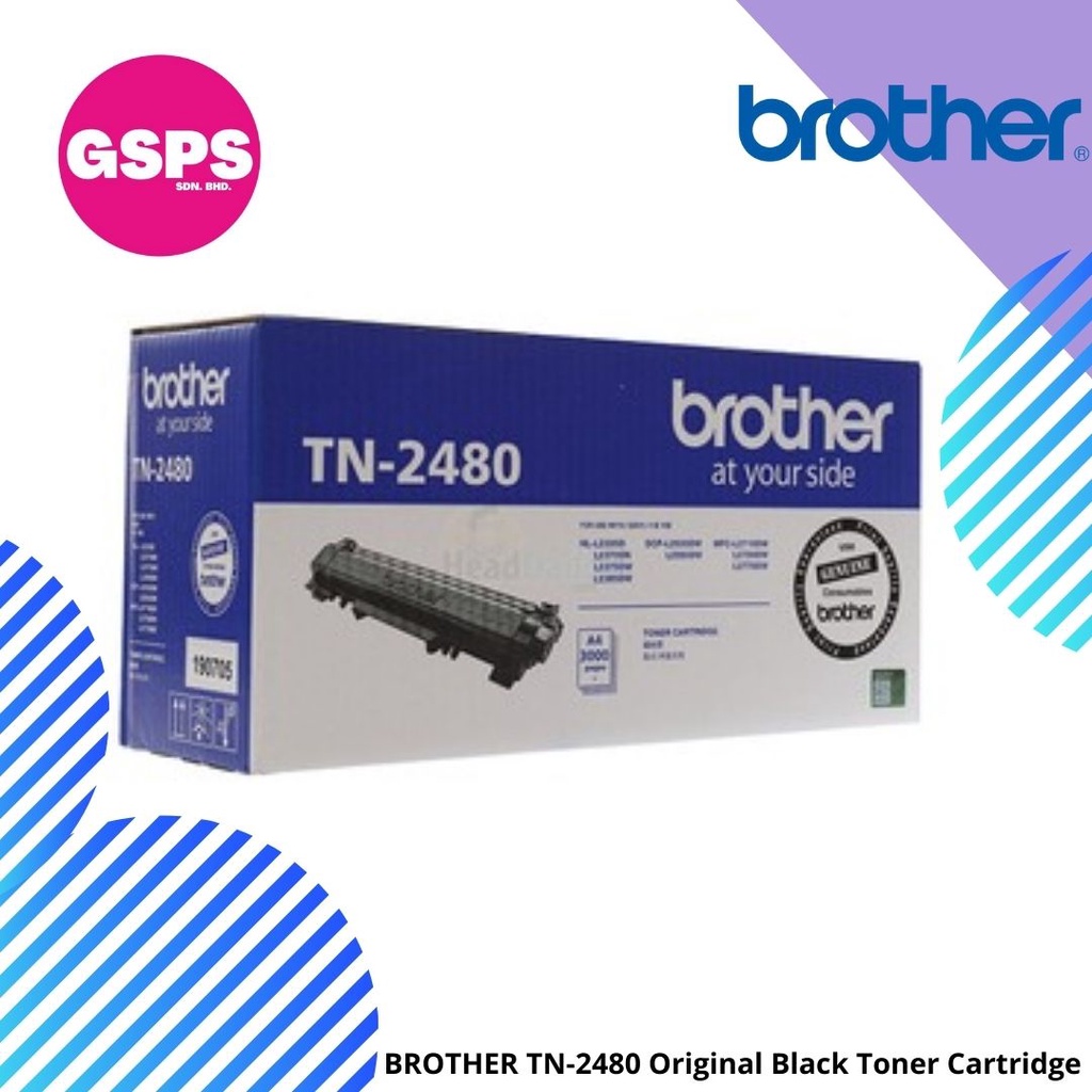BROTHER TN-2480 Original Black Toner Cartridge | Shopee Malaysia