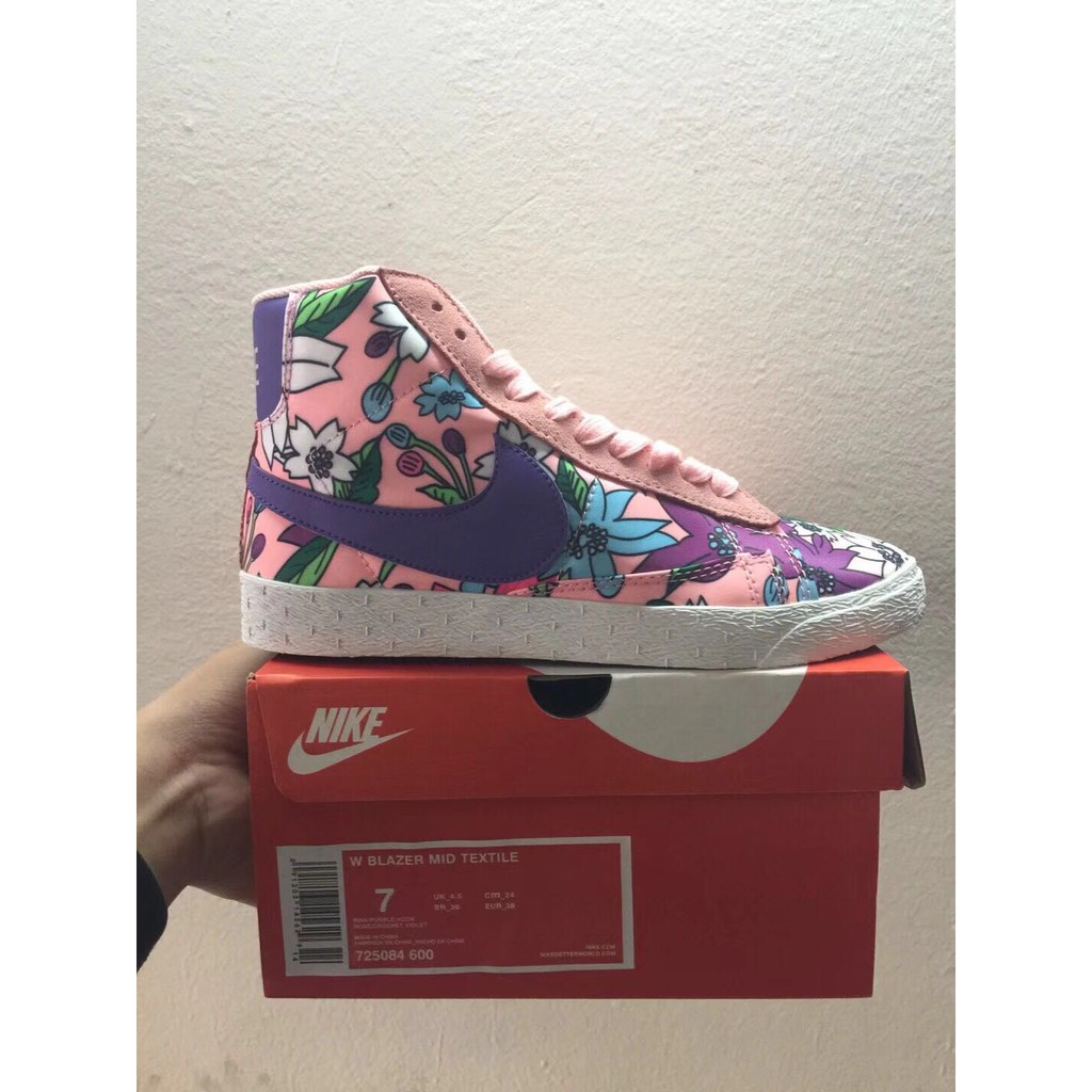 nike blazer high womens pink