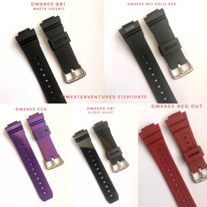 Tali Band Strap B&B BnB GShock DW6900 DW5600 (Premium Quality) | Shopee ...