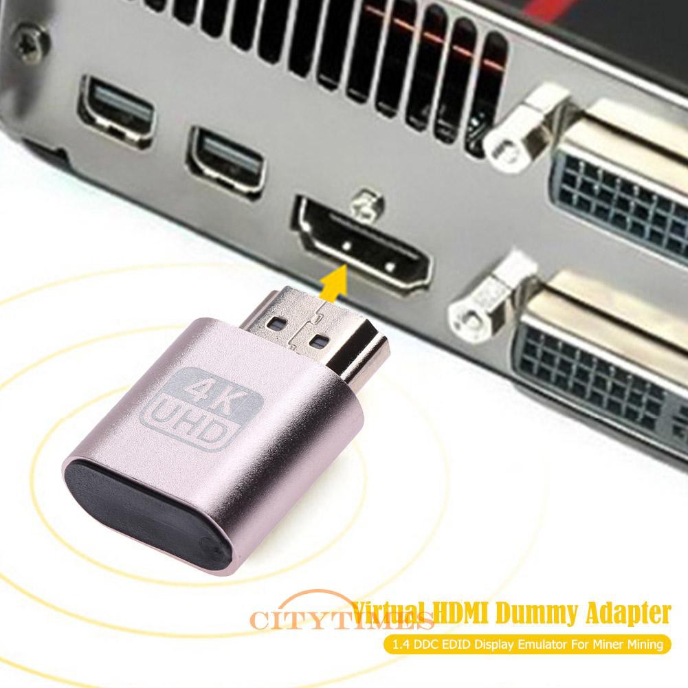 〖ci〗 hdmi dummy plug ddc edid headless ghost display emulator virtual ...