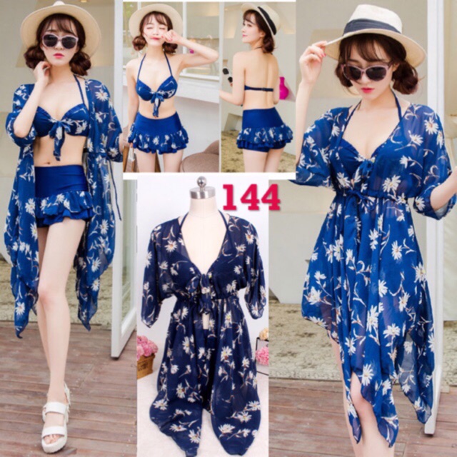 Tropical Floral Swimsuit Set RM79 Set Collection - READY STOCK 泳衣现货