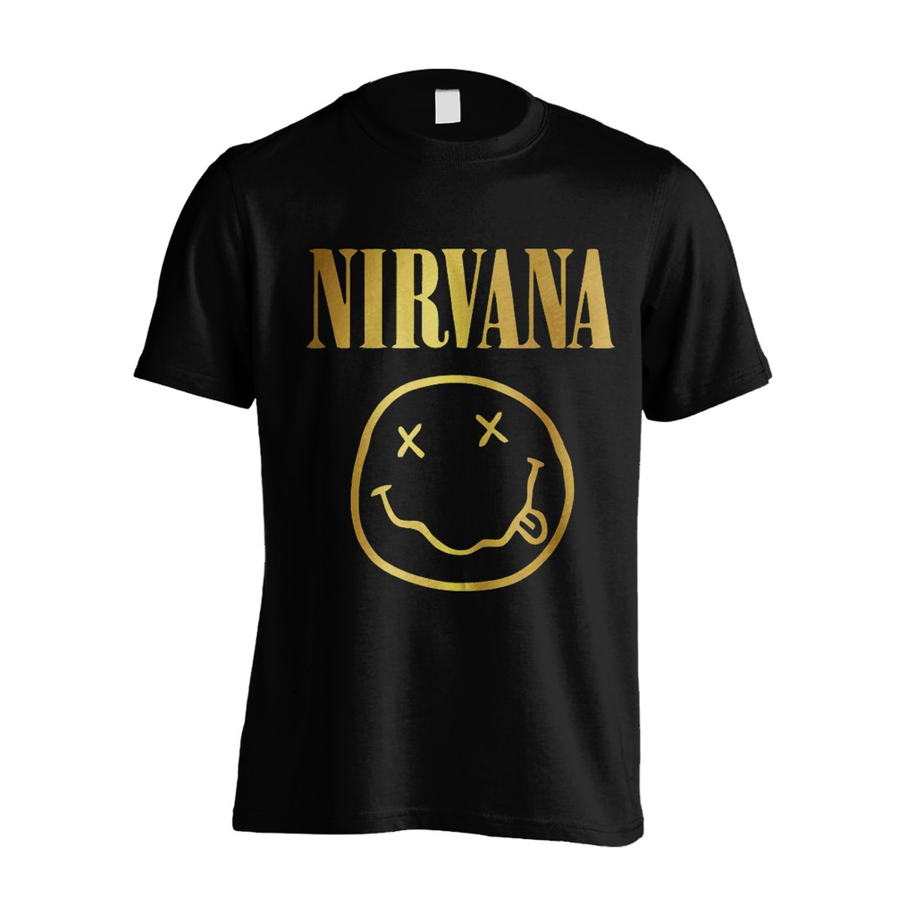 Nirvana Rock Band Singer Guitarist Kurt Cobain T-Shirt Metal Concert ...