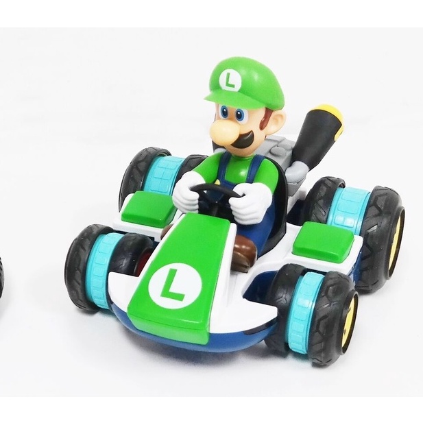 SUPER MARIO KART LUIGI DELUXE FOUR WAY 1/18 REMOTE CONTROL CAR RACING ...