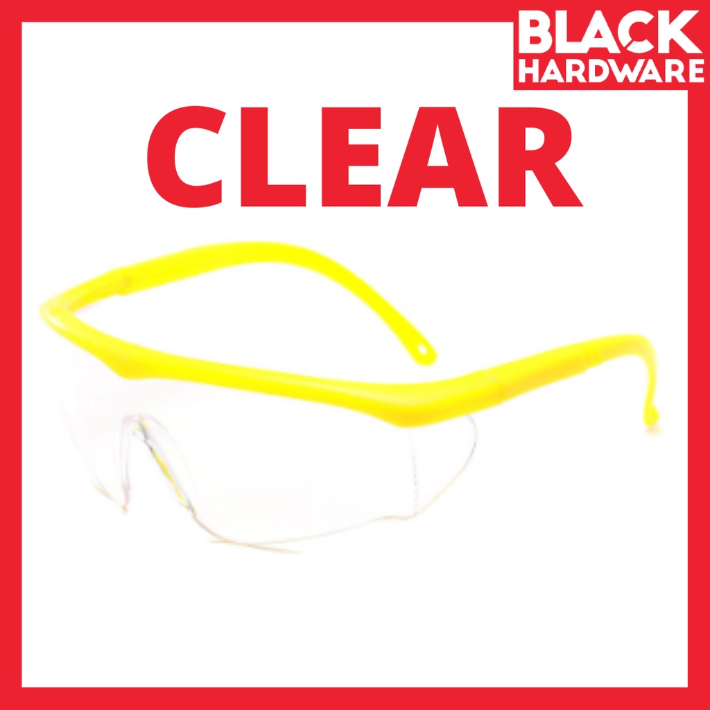 BLACK HARDWARE Eye Spek Mata Safety Protect Protective Impact Equipment PPE Scratch Soft Frame Glass