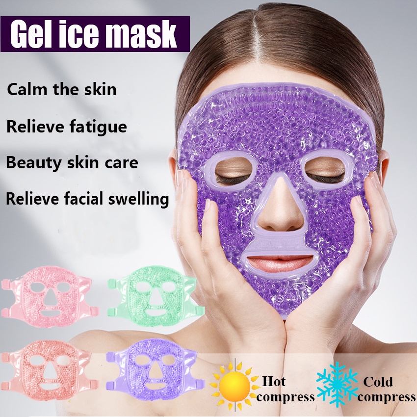 ?READY STOCK?Gel Ice Pack Face Mask Cold and Hot Pack Cool Down To Remove Edema Ice Pack Face Beauty Mask Eye & Face Gel Mask Facial Treatment Skin Care Tool