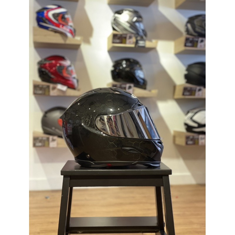 ZEUS ZS-1800 [FULL CARBON FIBRE] Full face Helmet + 1 Year Warranty