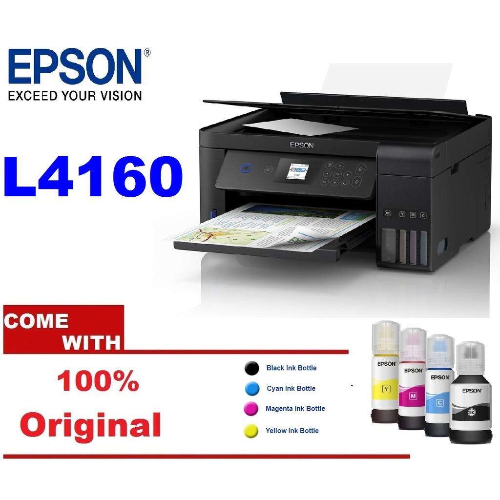 Epson L4160 Duplex Copy , Scan .Print, Wi-Fi, Double Side Printing All ...