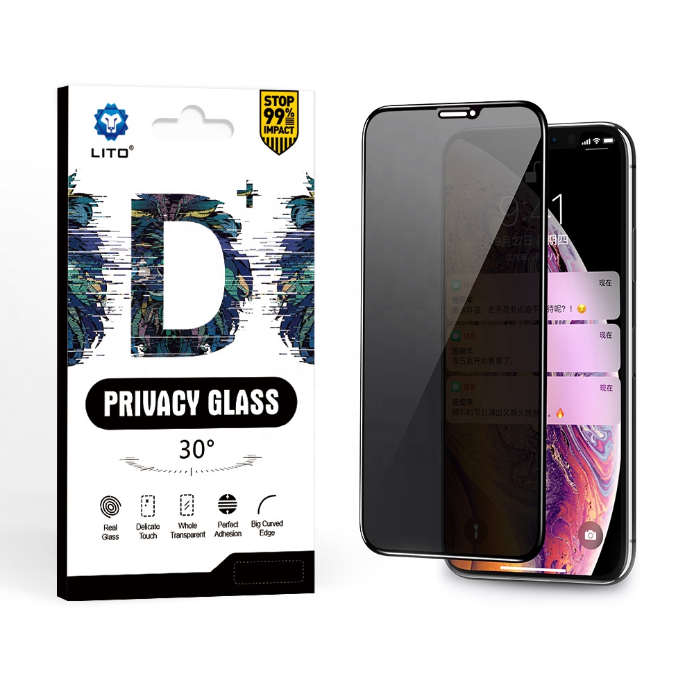 LITO D+ Privacy tempered glass screen protector for 11 / 11 Pro / 11